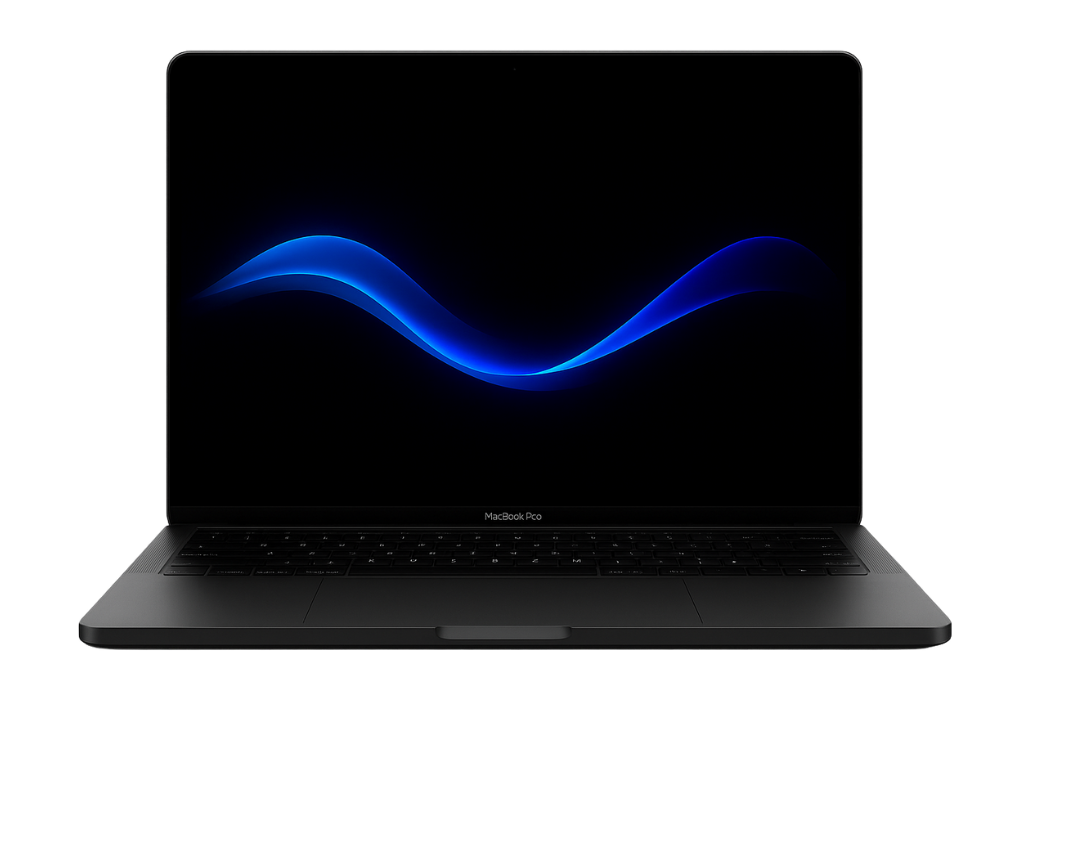 Portátil con la landing de Boff Coffee